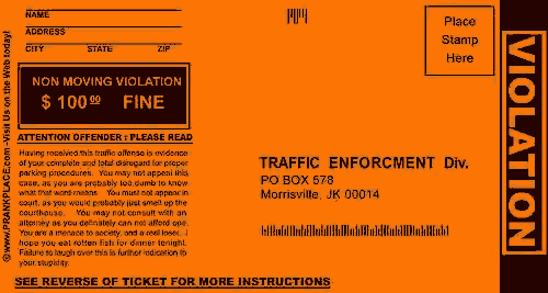 free fake speeding ticket template | Diigo Groups